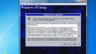 How to install Windows 95 with an ISO [upl. by Nevarc]