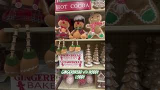 Gingerbread Decor hobbylobby [upl. by Naol498]