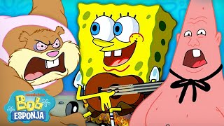 Bob Esponja  ¡36 MINUTOS de momentos clásicos de Bob Esponja 🧽  Bob Esponja en Español [upl. by Eatnahs]