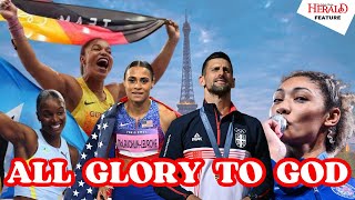 HAVE YOU HEARD THEIR THANKSGIVING SPEECH  Olympians give praise to God at Paris 2024 [upl. by Breanne]