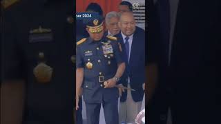 ADAB PRABOWO CIUM TANGAN TRY SUTRISNO prabowo prabowosubianto [upl. by Alyek]