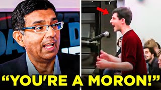 Dinesh DSouza JUST HUMILIATED Woke Student Leaving Him SPEECHLESS [upl. by Trow]