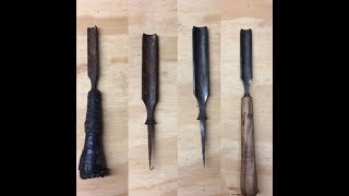 Old Woodworking Chisel Restoration [upl. by Kcirted]