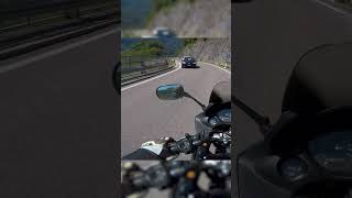 Der Biegt ab Gefahrenbremsung Beinahecrash Abbieger bikelife motovlog funny biker gopro [upl. by Anais211]