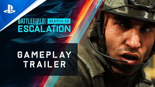 Battlefield 2042  Season 3 Escalation Gameplay Trailer  PS5 amp PS4 Games [upl. by Magas]