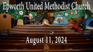 Epworth UMC online service for August 11 2024 [upl. by Adnilrem]