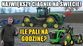 To największy seryjnie produkowany ciągnik na świecie Ile waży i jaką ma moc John Deere 9RX 830 [upl. by Nivahb]