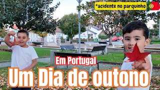 Um dia do outono em Portugal  Vlog uma tarde em Tondela [upl. by Noitsuj]