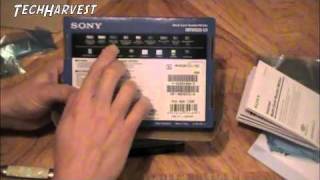 Sony MultiCard ReaderWriter Unboxing MRW620U1 [upl. by Emirac]