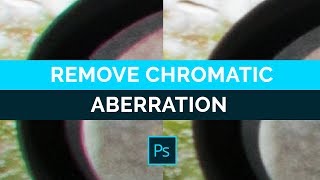 How To Remove Chromatic Aberration  Color Fringing in Adobe Photoshop CC [upl. by Udelle]