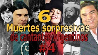 6 Muertes SORPRESIVAS de cantantes ARGENTINOS 4  Gnosis [upl. by Anaitat333]