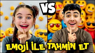 ELİF SİNEM EMOJİ İLE TAHMİN ET CHALLENGE  KİM KAZANDI [upl. by Elburt]