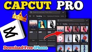 Get CapCut Pro for FREE in iPhone  Capcut Pro Downlo😍d  How To Downd Capcut Pro Version [upl. by Adnalor]