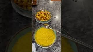 Breakfast buffet luxury hotels Kenilworth Resort” luxurylife travel food punjabi kudi in goa [upl. by Arres]