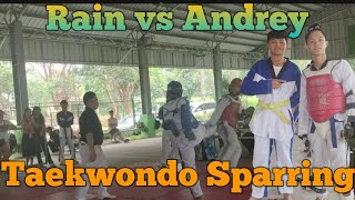 Rain Arasola Vs Andrey Romero Taekwondo Sparring 2024 Dualmeet TMC Cavite [upl. by Alyt]