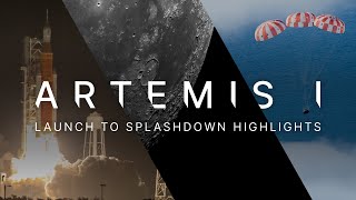 NASA’s Artemis I Moon Mission Launch to Splashdown Highlights [upl. by Nirok]