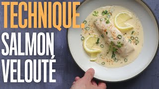 How to make a velouté sauce with salmon or other fish  Quick method [upl. by Shlomo]