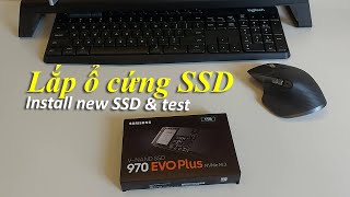 Lắp ổ cứng SSD Samsung 970 EVO Plus 1TB PCIe NVMe [upl. by Ailongam]