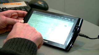 Archos 7 home Tablet MID  CeBIT 2010 DE [upl. by Ahsienyt]