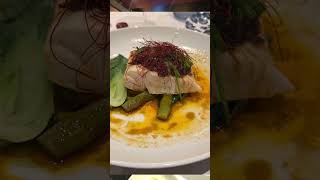 Fresh Halibut XO  Holland America  25 upcharge [upl. by Datnow]