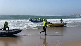 The toughest inflatable boat race in the world  Trans Aghulhas 2023 Gourits river [upl. by Enair682]