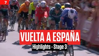 Vuelta a España 2024 Stage 3 Highlights [upl. by Camella]