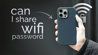 How Can I Share Wifi Password with Another iPhone tutorial [upl. by Ittam766]