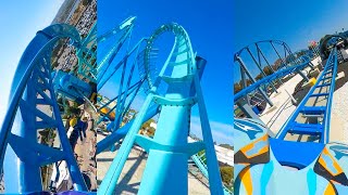 Every Roller Coaster At SeaWorld San Diego Front Seat POV 2023 [upl. by Waugh]