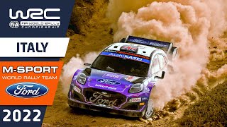 MSport Ford WRC Rally Highlights  Ford Puma Rally1  WRC Rally Italia Sardegna 2022 [upl. by Isnyl]