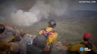 New videos show chaos around Yarnell Hill Fire deaths [upl. by Stefania]