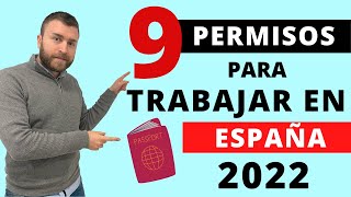 🔴✋Como CONSEGUIR PERMISO DE TRABAJO en ESPAÑA en 2022 [upl. by Drofxer]