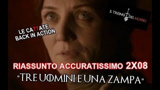 RECENSIONE GAME OF THRONES 2X08 RIASSUNTO ACCURATISSIMO quotTRE UOMINI E UNA ZAMPAquot [upl. by Oalsecnew9]