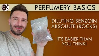 Perfumery Basics Diluting Benzoin Absolute  Its Pretty Easy [upl. by Ingles]