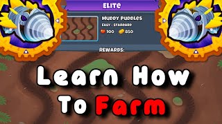 BTD6 Dreadbloon Elite  Learn the Better Farming Strategy [upl. by Reede738]