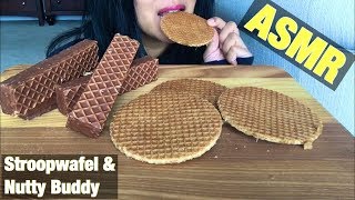 ASMR STROOPWAFELS amp NUTTY BARS Soft Crunch Sounds No talking [upl. by Ettennod]