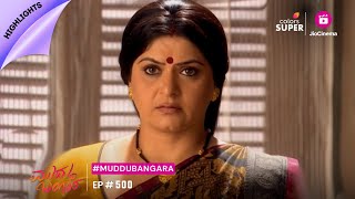 Muddu Bangara  ಮುದ್ದು ಬಂಗಾರ  Ep 500  Highlights [upl. by Katina]