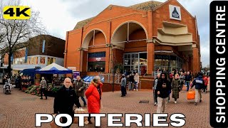 HANLEY Stoke on Trent POTTERIES SHOPPING CENTRE Walk Tour 4k [upl. by Norabal]