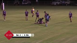 2024  Barcaldine Sandgoannas v Blackall Magpies [upl. by Aiza]