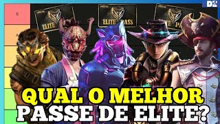 RANQUEANDO TODOS OS PASSES DE ELITE DO FREE FIRE  TIER LIST [upl. by Allayne]