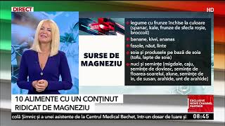 Când se ia Magneziu seara sau dimineața Necesarul deficienţa şi excesul de magneziu [upl. by Way]