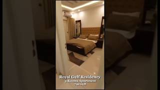 3 Rooms model apartment Royal Gulf Residency propertycenter overseasblock construction karachi [upl. by Noitsirhc756]