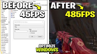 🔧MAXIMUM GAMING PERFORMANCE OPTIMIZE WINDOWS FOR GAMING IN 2024 ✅ INCREASE FPS [upl. by Kenn]