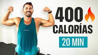 🔥 QUEMA MUCHAS CALORÍAS en 20 MIN con este CARDIO HIIT  Ejercicios en CASA para BAJAR DE PESO [upl. by Duma]