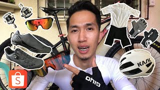 Murang Cycling Gear and Apparel ₱ 75  ₱ 1000 SHOPEE Finds [upl. by Enelyam]