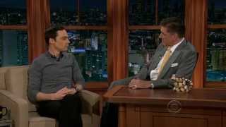 Jim Parsons on Late Late Show September 2012 Part 1 [upl. by Atled]