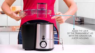 Prestige Centrifugal Juicer  How To Use Prestige Centrifugal Juicer  Prestige [upl. by Eiuqcaj]