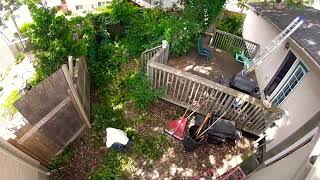 Nettoyage dun jardin en time lapse [upl. by Ynahpets]