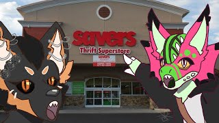 cringe furries go to the thrift store vlog [upl. by Icyak]