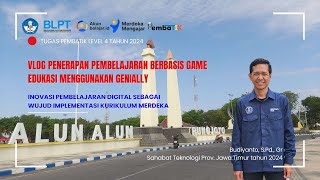 Vlog Penerapan Pembelajaran Berbasis Game Edukasi Menggunakan Genially Tugas Pembatik Level 4 2024 [upl. by Gladstone]