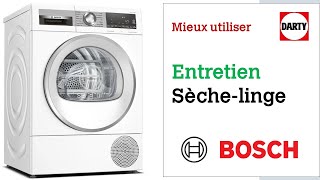 Entretien dun sèche linge Bosch avec condenseur autonettoyant [upl. by Nodnarg]